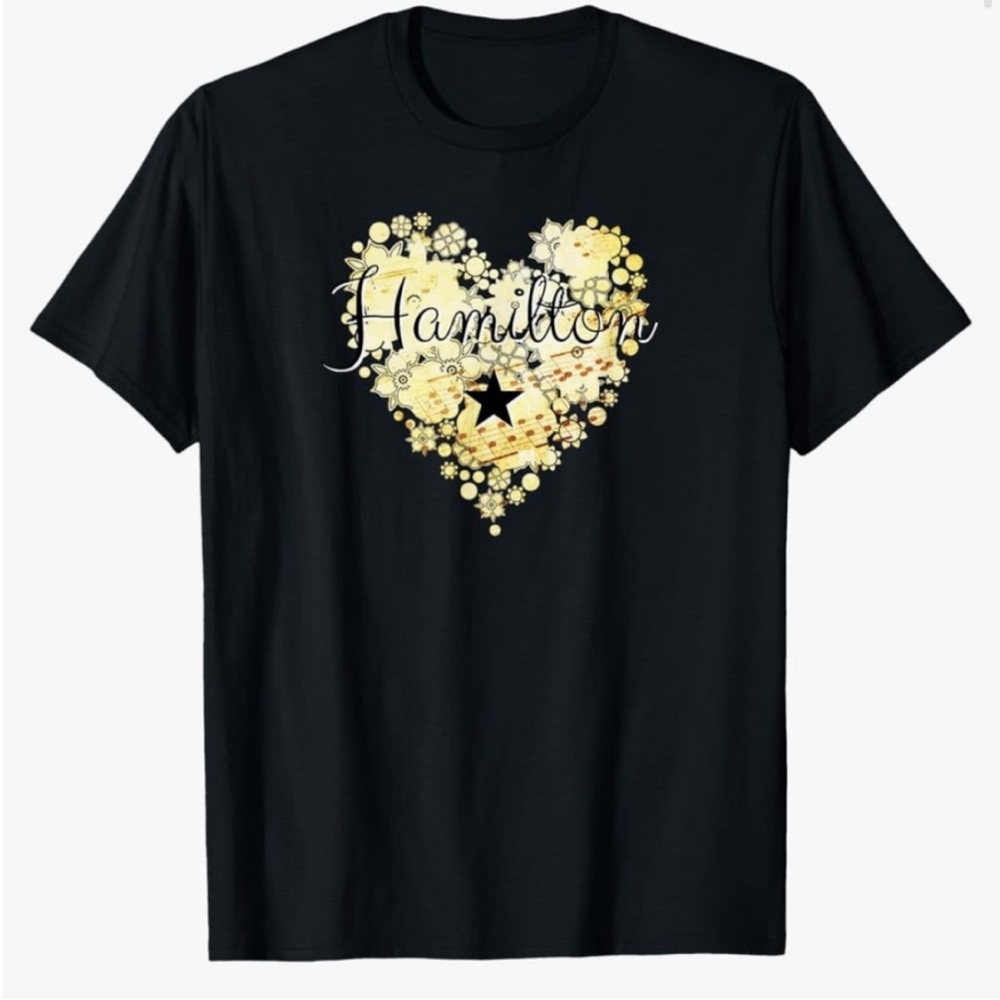 Hamilton heart t shirt